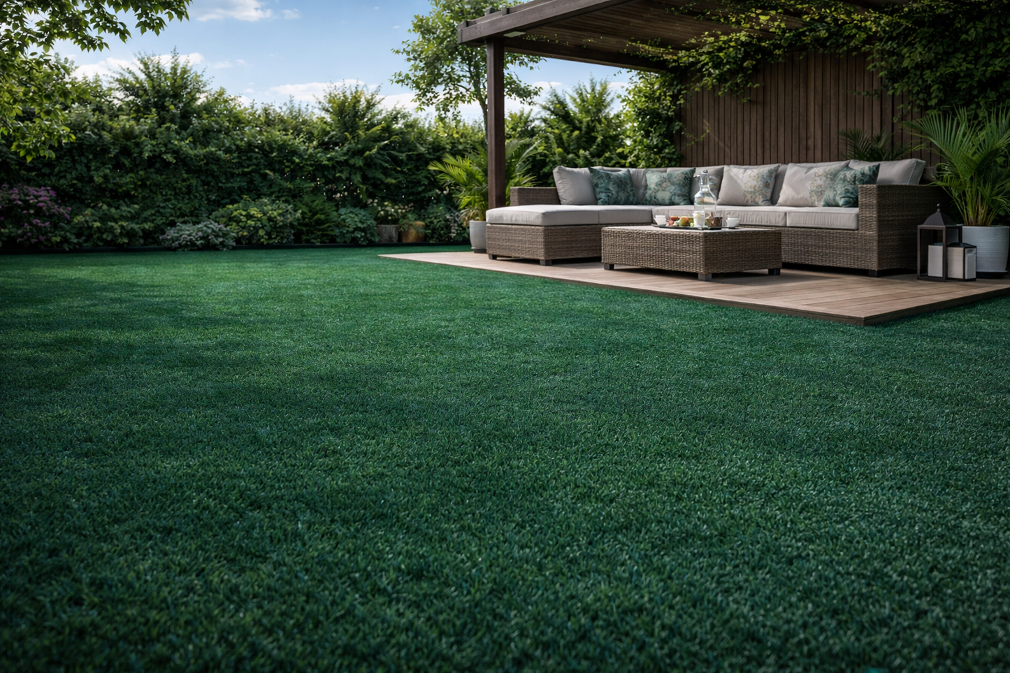 Gazon Artificial Verde – FLAT 10 mm