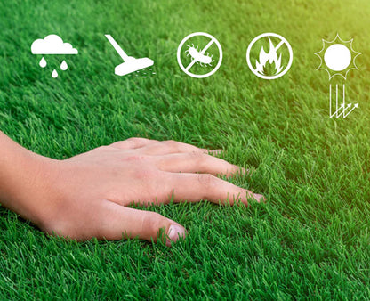 gazon artificial 38 mm moale si confortabil la atingere pentru gradina sau terasa